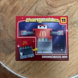 🟢3/$15 McDonald's Changeables #11 Drinkobius-999 Happy Meal toy 2026